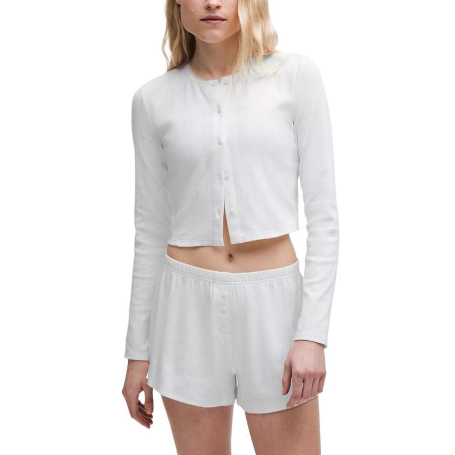Lululemon Cotton Pointelle Shirt Women's