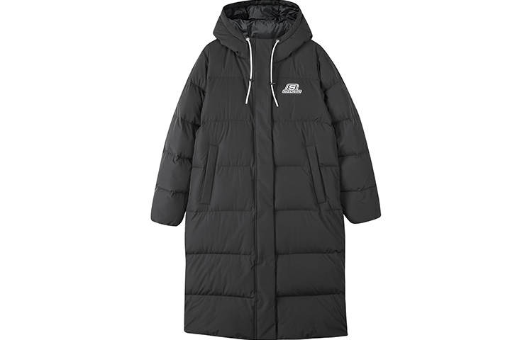 Skechers Colorful FW23 Down Jacket Women's Carbon Black