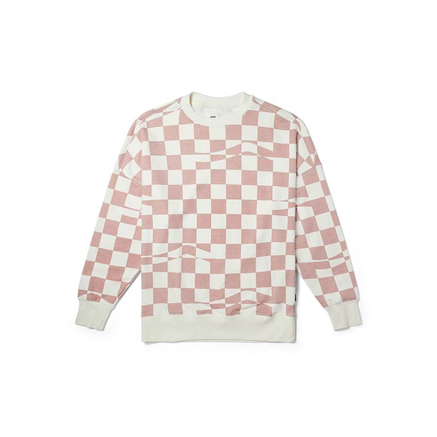 Vans Sweatshirts Women's Pink Crew Neck Moderate Other