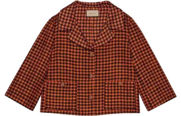 GUCCI GUCCI Pre Owned 10's Houndstooth Jacket