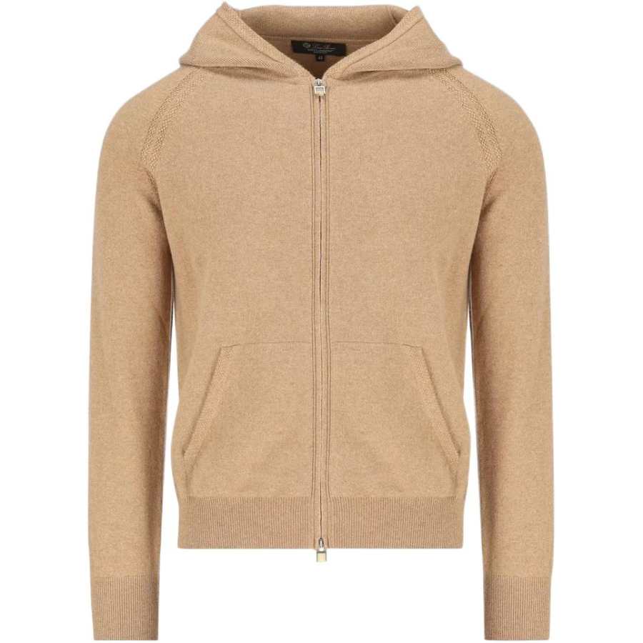 Loro Piana Long Sleeved Zip Up Hoodie