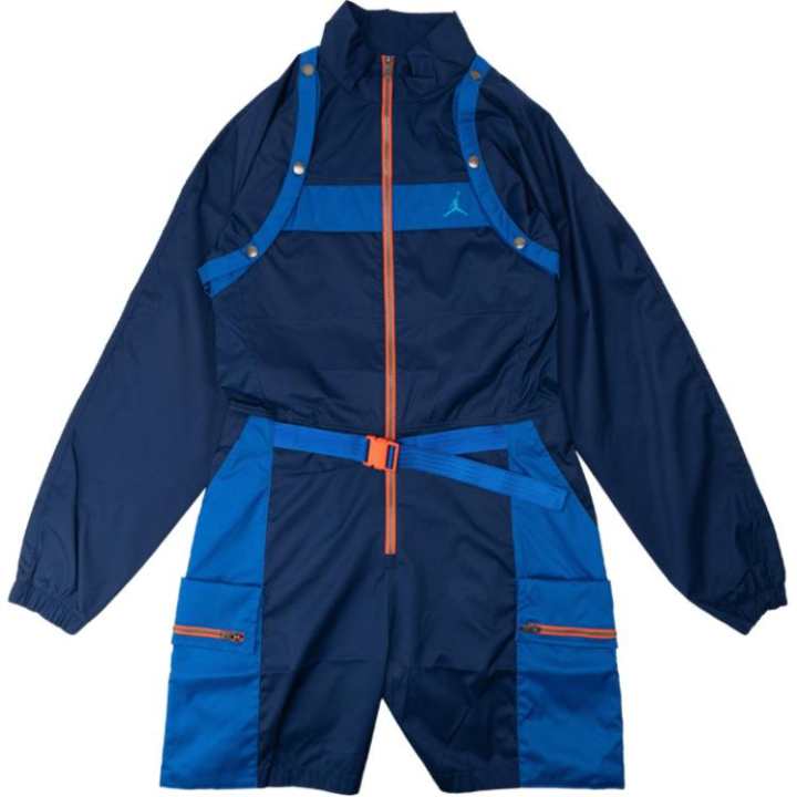 Jordan Jordan Bodysuits Women's Blue Stand Collar
