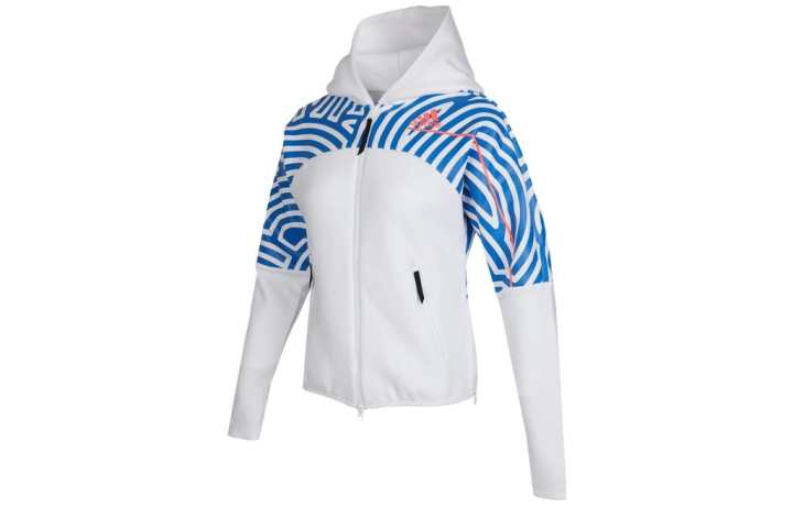 Adidas Adidas Jackets Women's White Hooded Moderate Other