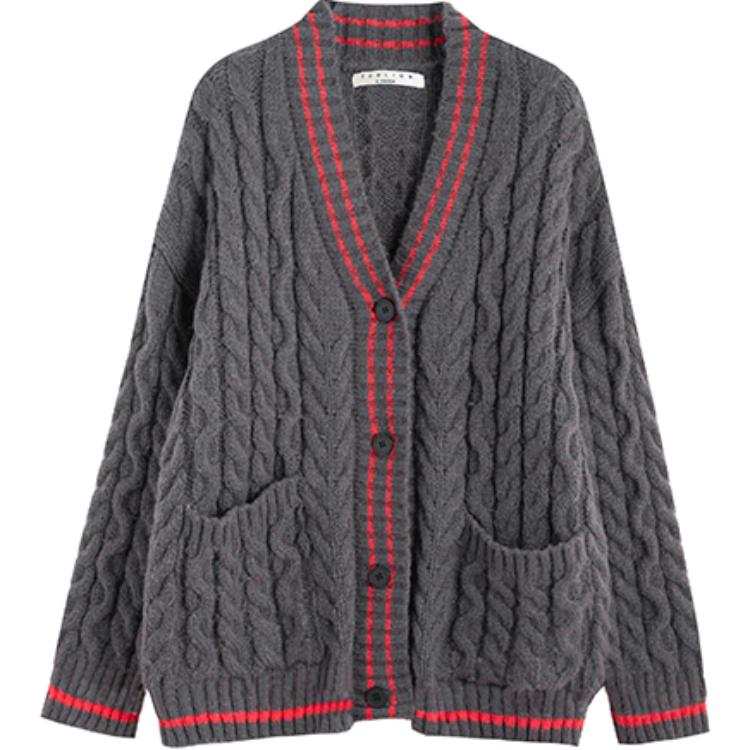 Tonlion Knitwear Women's Dark Heather Gray