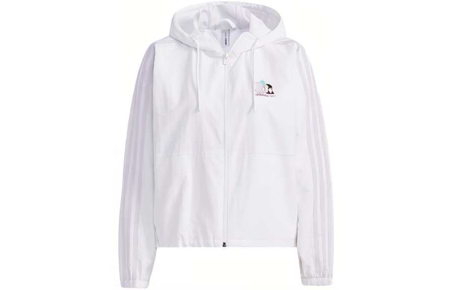 Adidas Neo Jackets Women's White Hooded Moderate Other