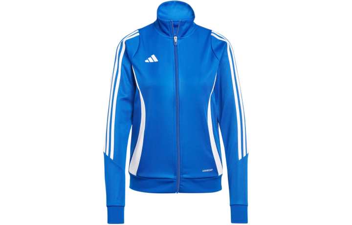 Adidas Adidas Tiro 24 Training Jacket Retro Sports Stand Collar Jackets Women's Royal Blue