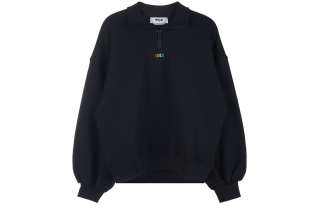 MSGM Sweatshirts Women's Black Moderate Regular