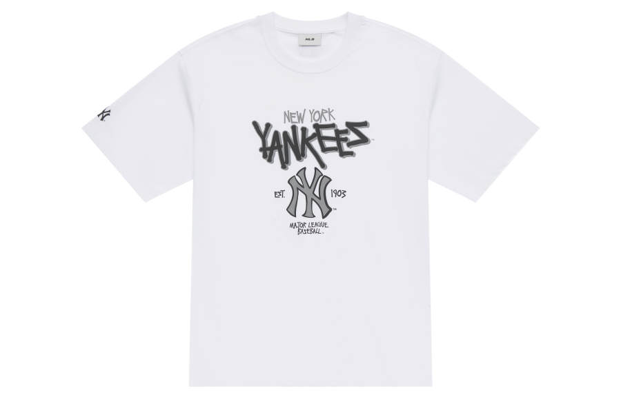 MLB MLB New York Yankees Basic Collection SS25 T Shirt Unisex White