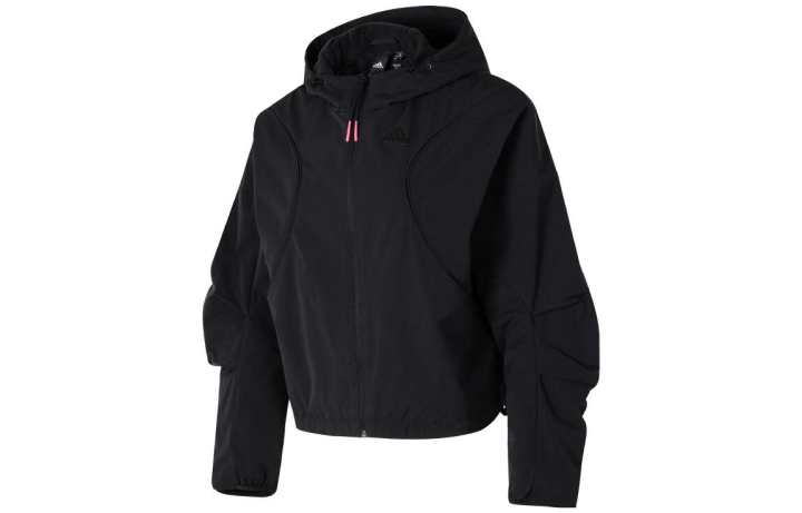 Adidas Adidas Jackets Women's Black Hooded Thickened Other