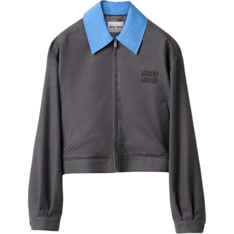 MIU MIU Jackets & Coats Women's Gray