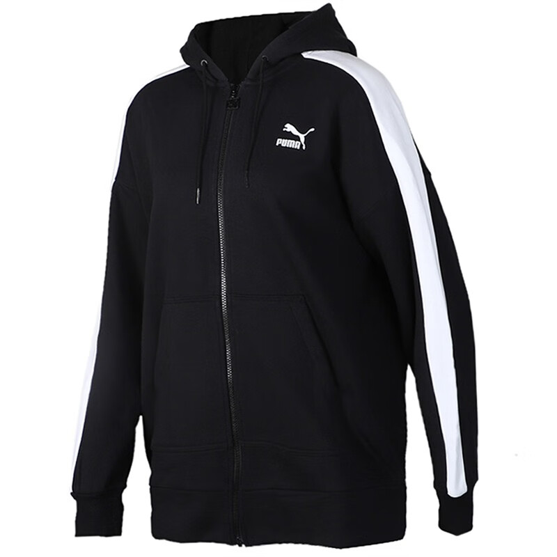 PUMA Jackets Women's Black Hooded Moderate Other