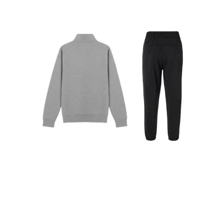 Nike Nike Daily Vintage Logo Embroidery Stand Collar Long Sleeved Top With Fleece Lined Elastic Cuff Pants