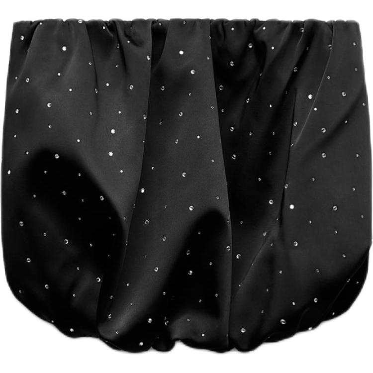 ZARA Trf Strapless Top Women's Black