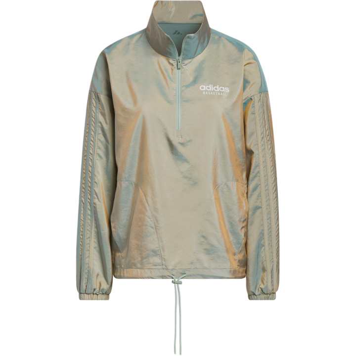 Adidas Adidas Jackets Women's Light Aqua Blue Stand Collar Moderate Other