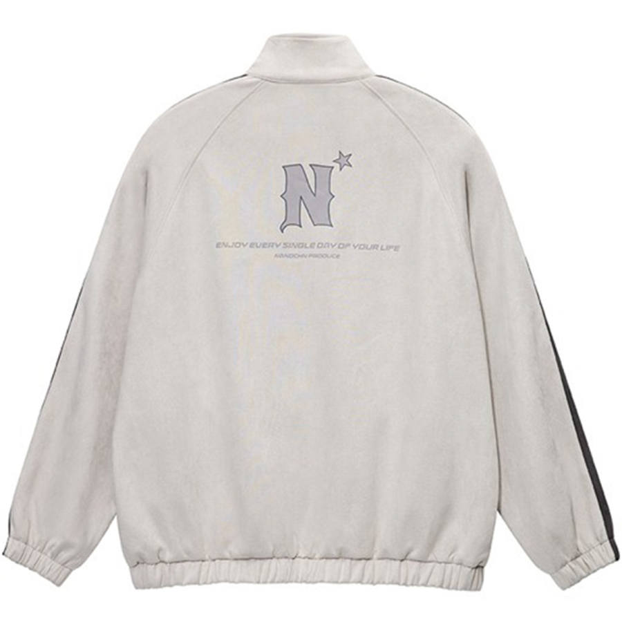 NANDCHN Jackets Unisex Stand Collar Moderate Other