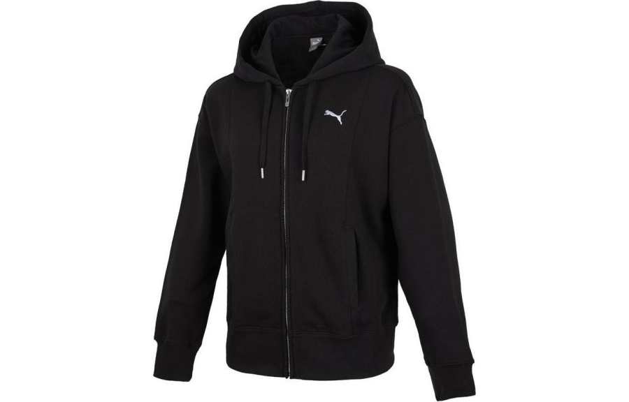 PUMA Jackets Women's Black Hooded Moderate Other
