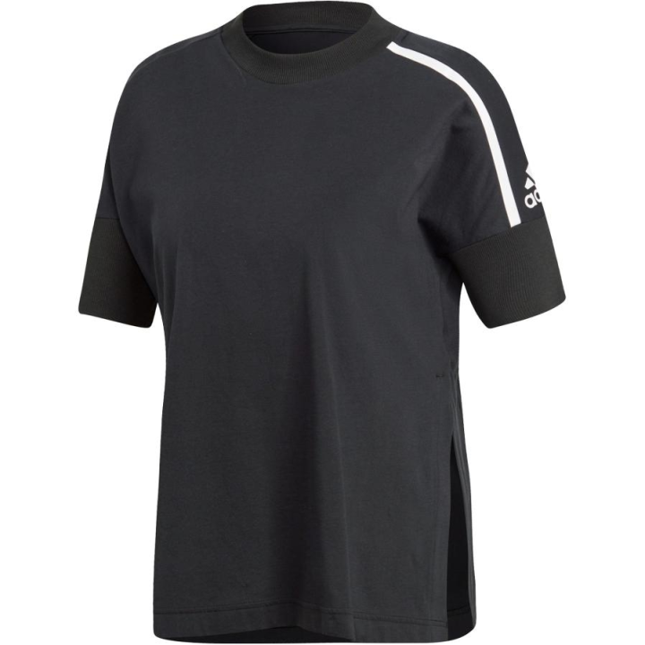 Adidas Adidas T Shirts Women's Black Crew Neck Moderate