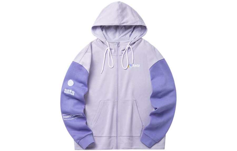 ANTA Life Collection Jackets Women's Muyao Purple Hooded Moderate Other