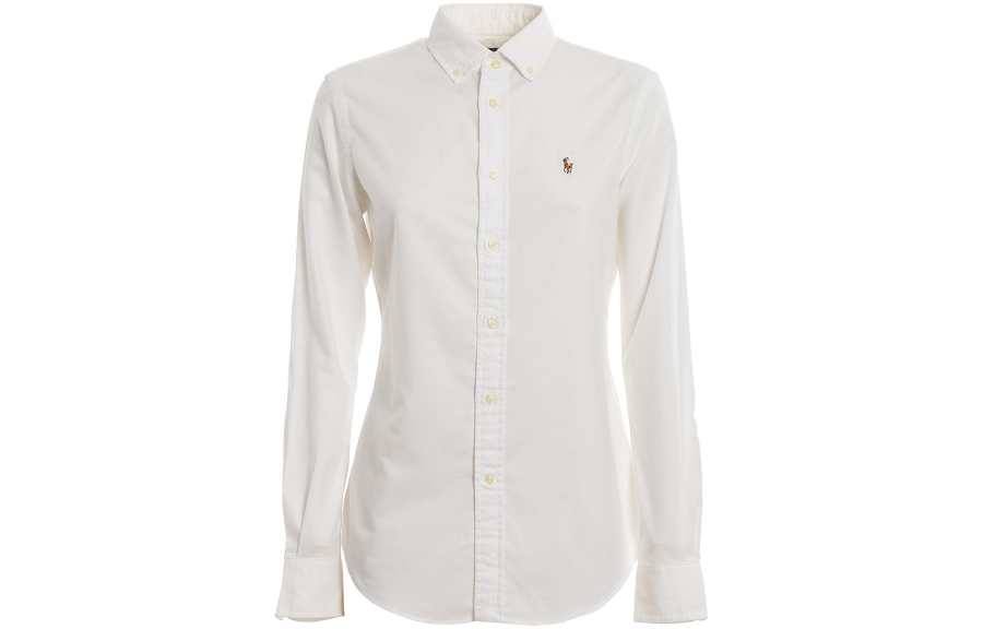 Polo Ralph Lauren Shirt Slim Fit Women's White