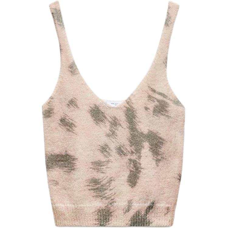 ZARA Camisoles Women's Print V Neck Moderate Other