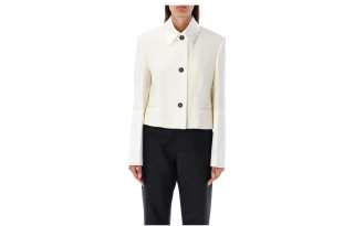 Ferragamo Buttoned Cropped Jacket