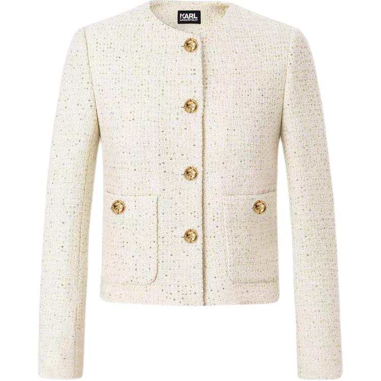 KARL LAGERFELD / Karl Lagerfeld Jeans Jackets & Coats Women's Ecru
