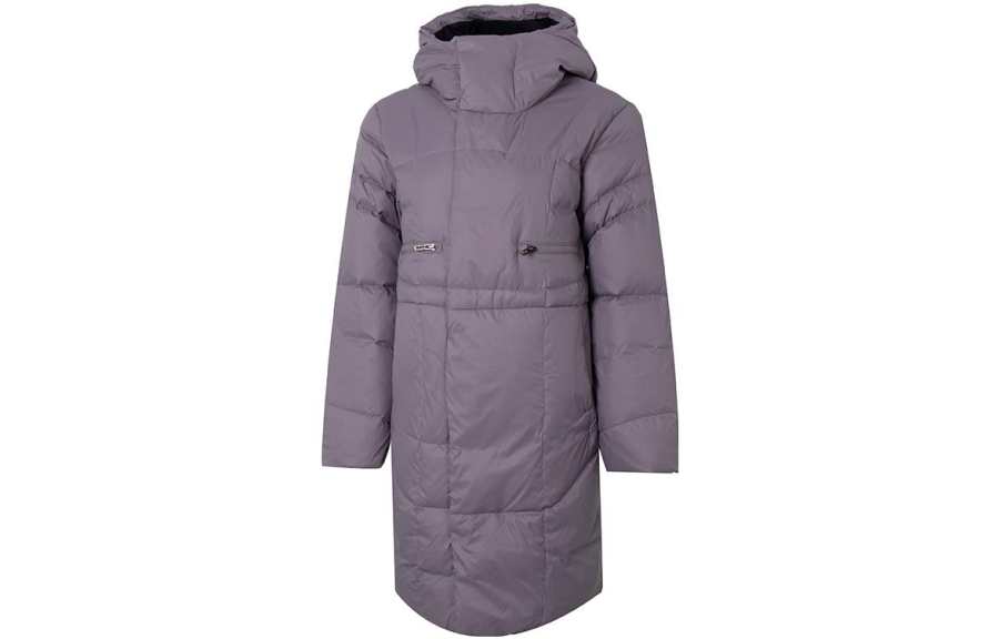 Under Armour Down Jackets Women's Light Purple Hooded Moderate Other