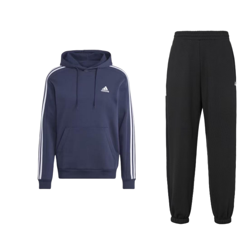 Adidas Adidas ESSENTIALS Fleece 3 Stripes Hoodie Casual Sportswear Men's