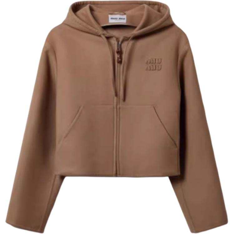 MIU MIU FW24 Jackets & Coats Women's Camel Brown