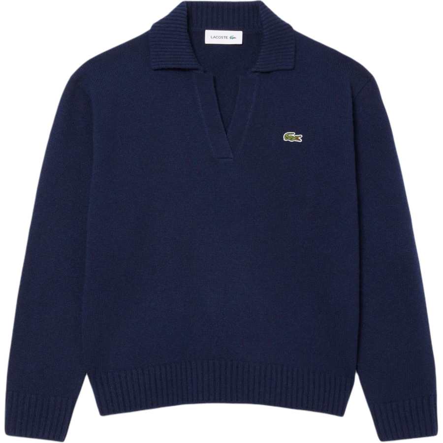 LACOSTE Cashmere Sweater Women's Marine Blue