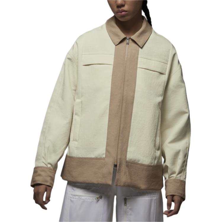 Jordan Jordan 23 Jackets Women's Coconut Milk/Dessert Lapel Moderate Other