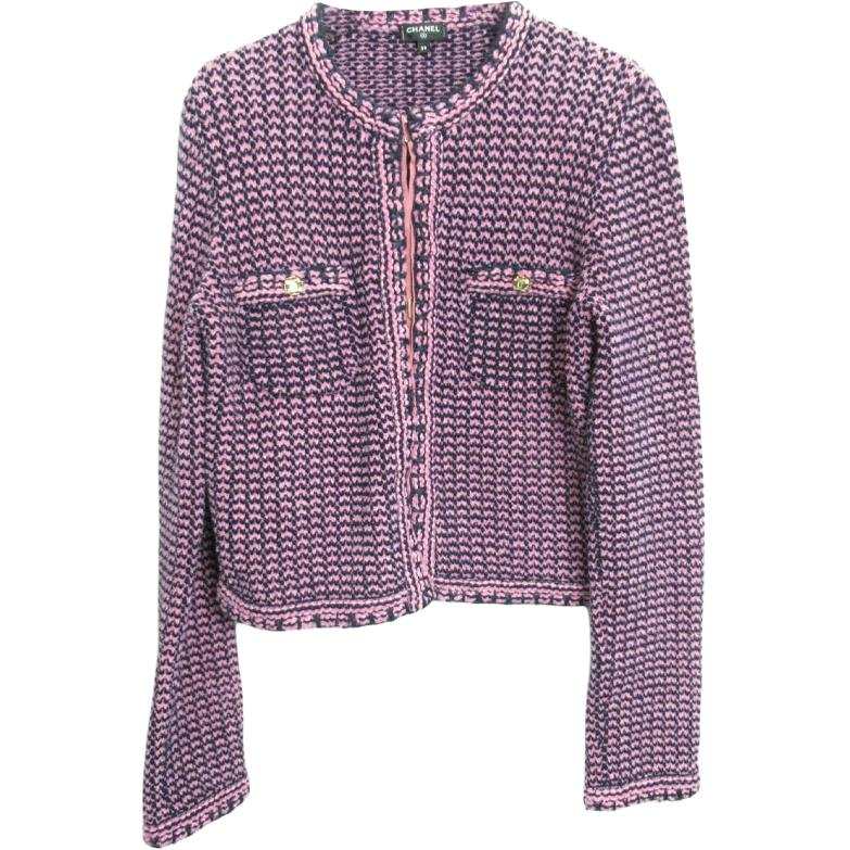 Chanel 1986-1988 tweed cardigan