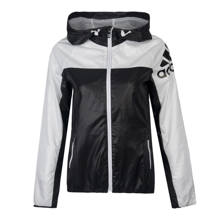 Adidas Adidas Jackets Women's White Hooded Non Detachable Moderate Other