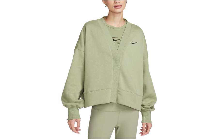 Nike Nike Jackets Women's Oil Green V Neck Moderate Other