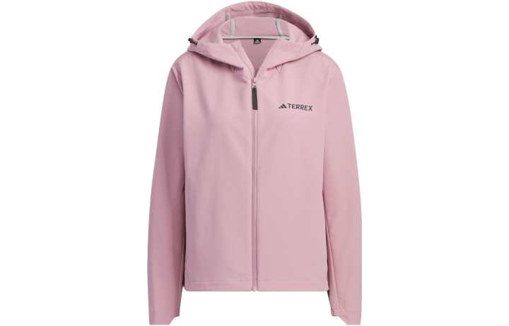 Adidas Adidas Jackets Women's Magical Purple Pink Hooded Thickened Soft Shell