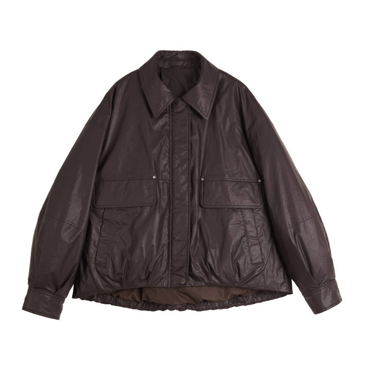 ELLE ELLE Down Jacket Women's Dark Brown
