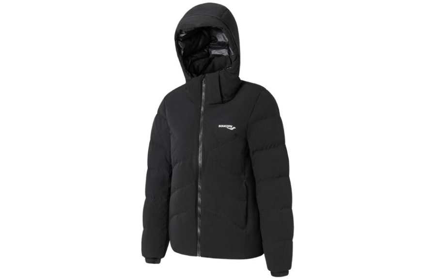 Saucony Down Jackets Women's Black Hooded Thickened Other