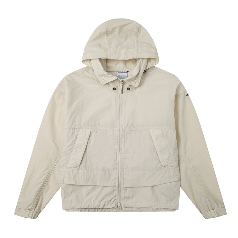 Columbia Jackets Women's Ecru Hooded Moderate Other