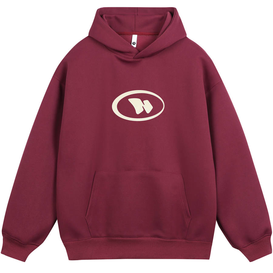 NANDCHN Sweatshirts Unisex Hooded Moderate Regular