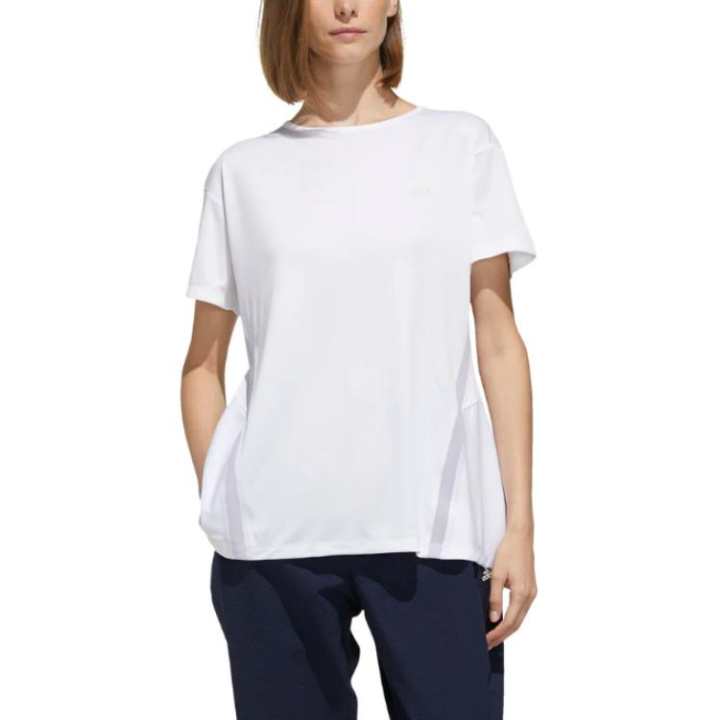 Adidas Adidas T Shirts Women's White Crew Neck Moderate