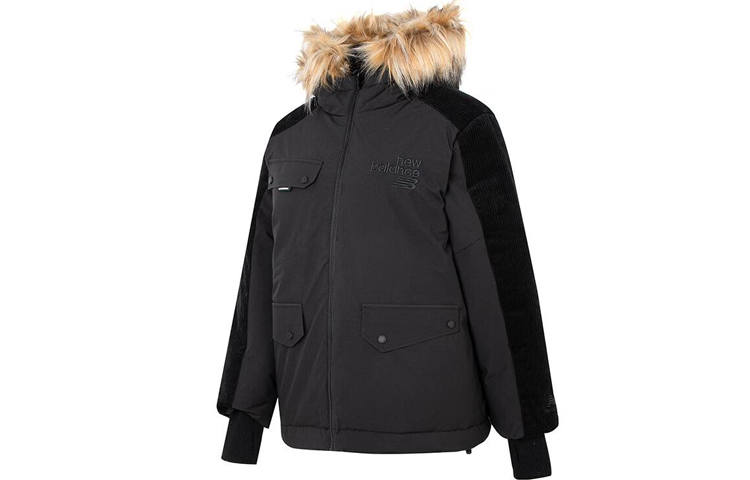 New Balance New Balance TDS Down Jackets Women's Black Hooded Thickened Other