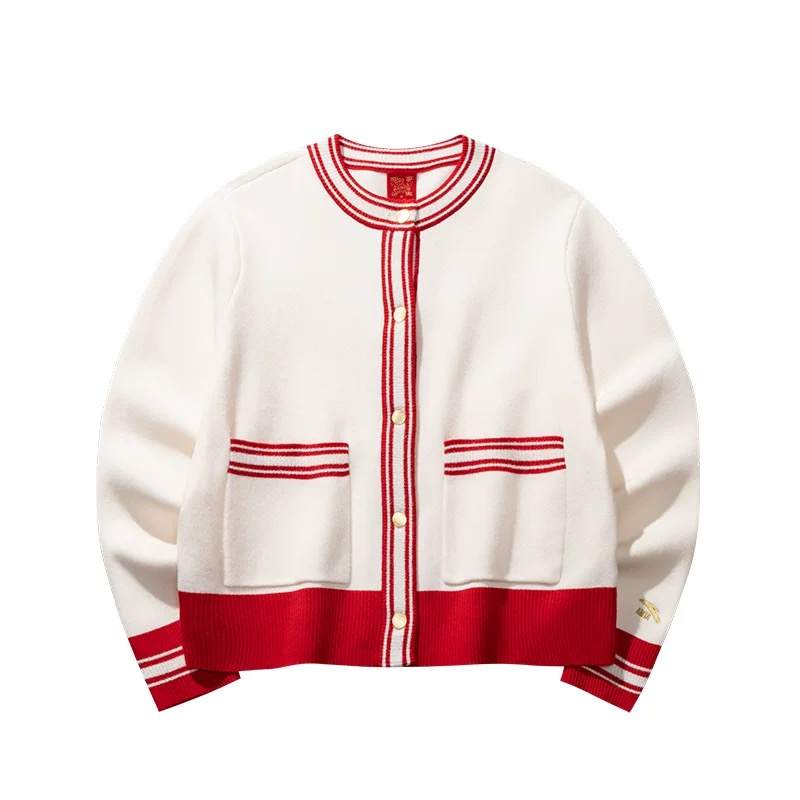 Anta Life Collection Knitwear Women's Corn White