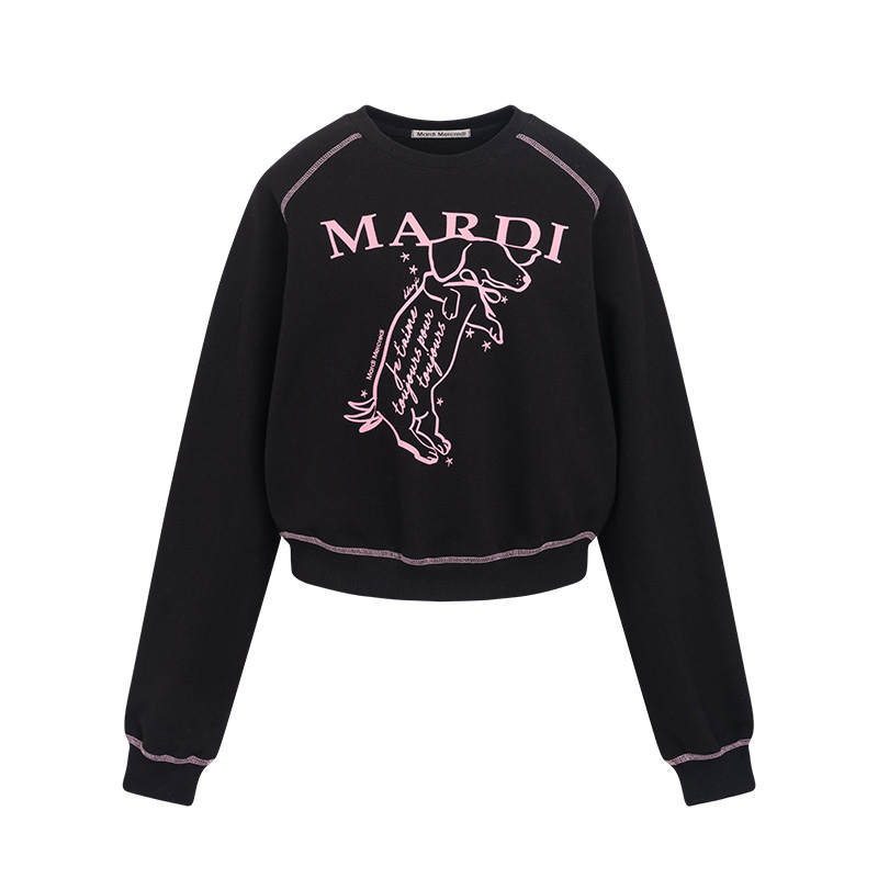 MARDI MERCREDI Pearl Puppy SS24 Mardi Sweatshirt Women's