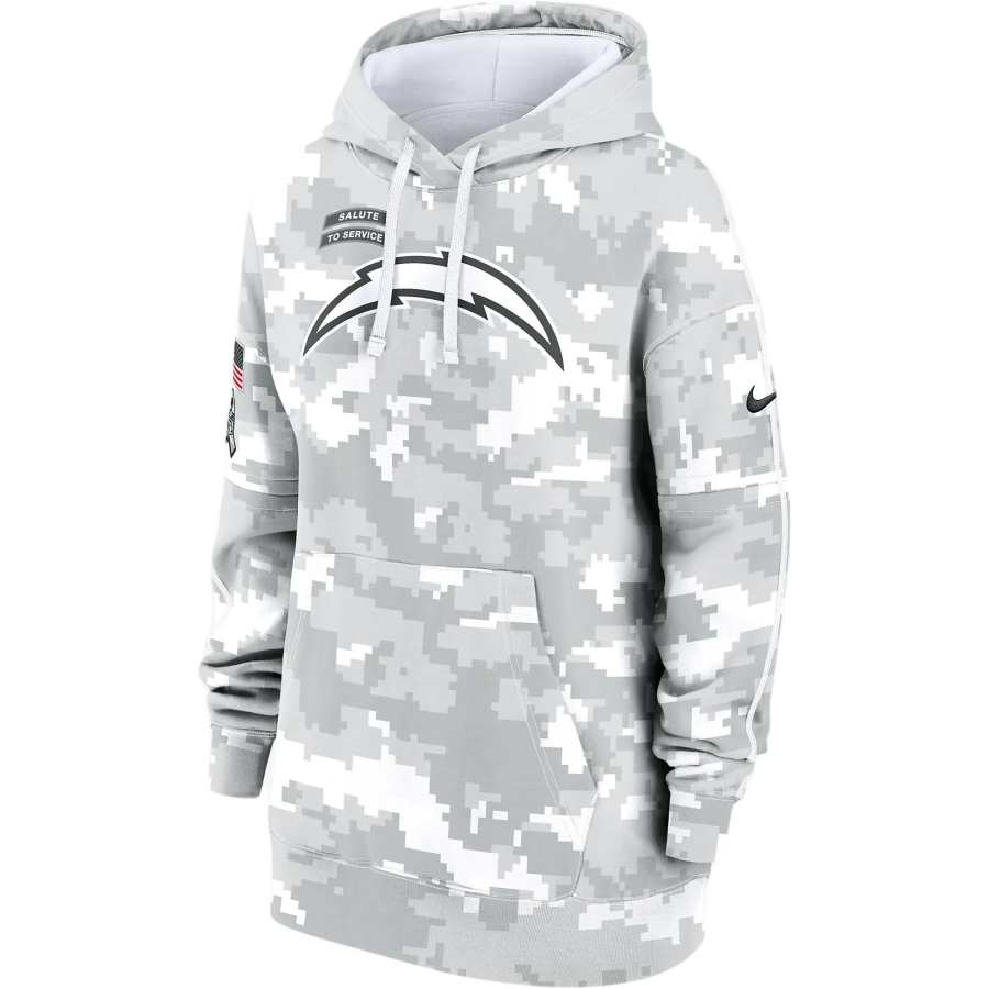 Nike Nike Los Angeles Chargers Salute To Service Primary Edge Club Women's Nike Nfl Pullover Hoodie