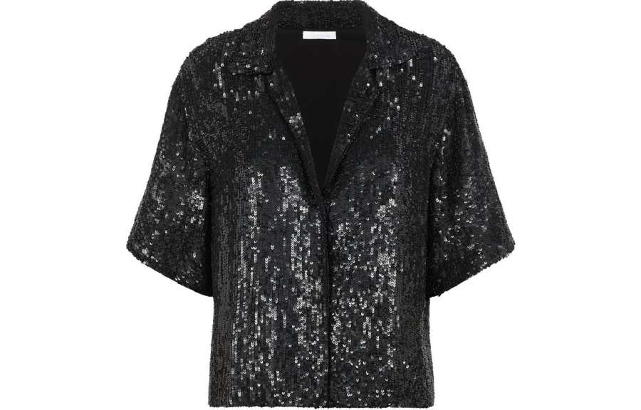 PAROSH Shirts Women's Black Moderate