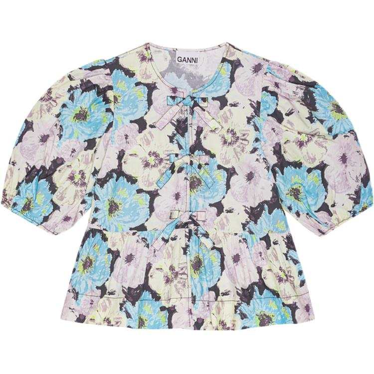 GANNI Ganni printed blouse