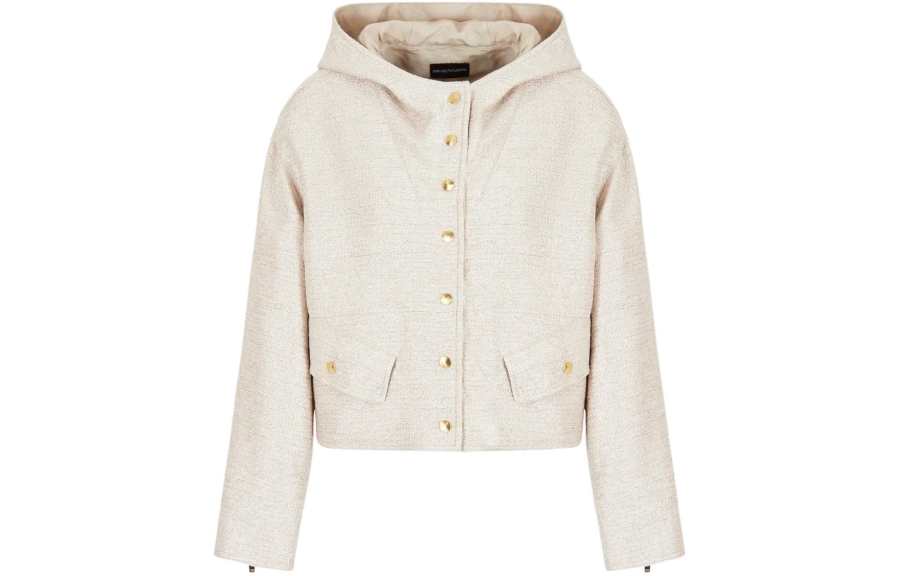 EMPORIO ARMANI SS24 Jackets & Coats Women's Light Umber