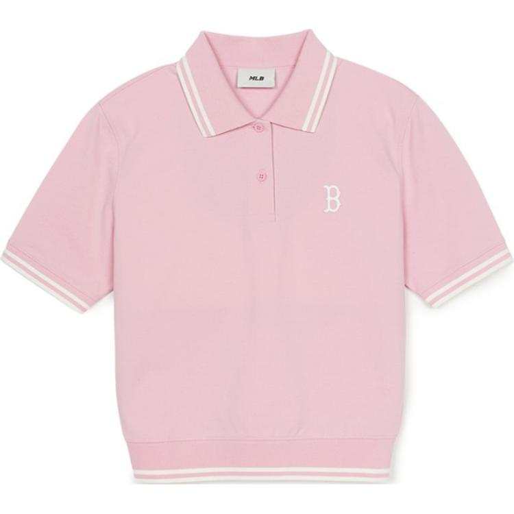 MLB Boston Red Sox Polo Shirt Women's Pink
