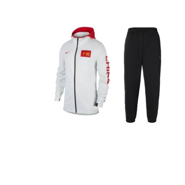 Nike Nike Therma Flex Showtime Thickened And Fleece Lined Basketball Hooded Warm Up Long Sleeved Elastic Cuff Pants