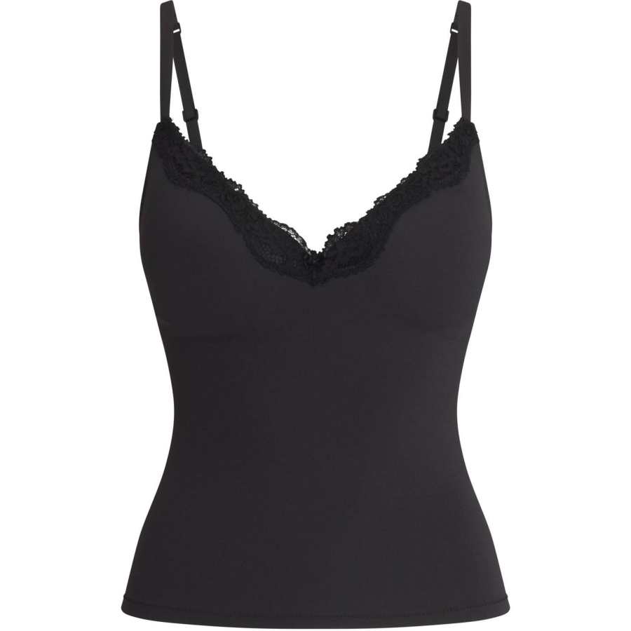 Skims FW24 FITS EVERYBODY LACE PUSH UP CAMI Camisole Women's ONYX/Onyx